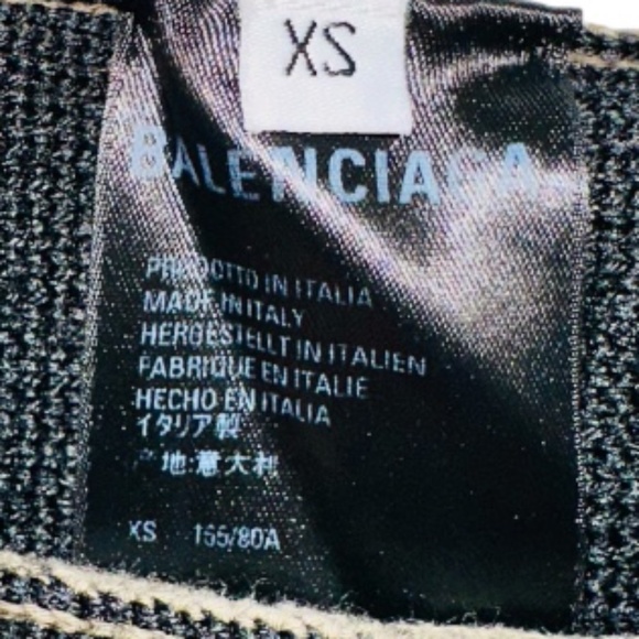 Balenciaga Logo Intarsia Oversize Women’s Crewneck Sweater - Picture 10 of 11